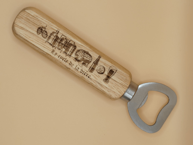 Décapsuleur "cycle de la bière"