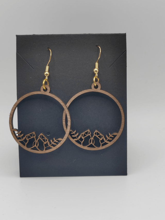 Boucles d'oreille boule "Chaussette de Noël"