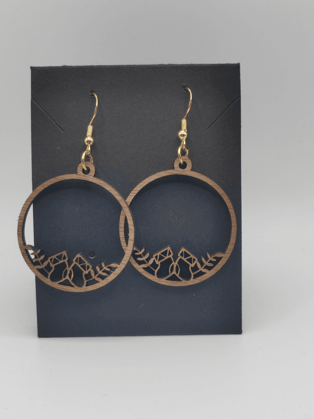 Boucles d&#039;oreille boule &quot;Chaussette de Noël&quot;